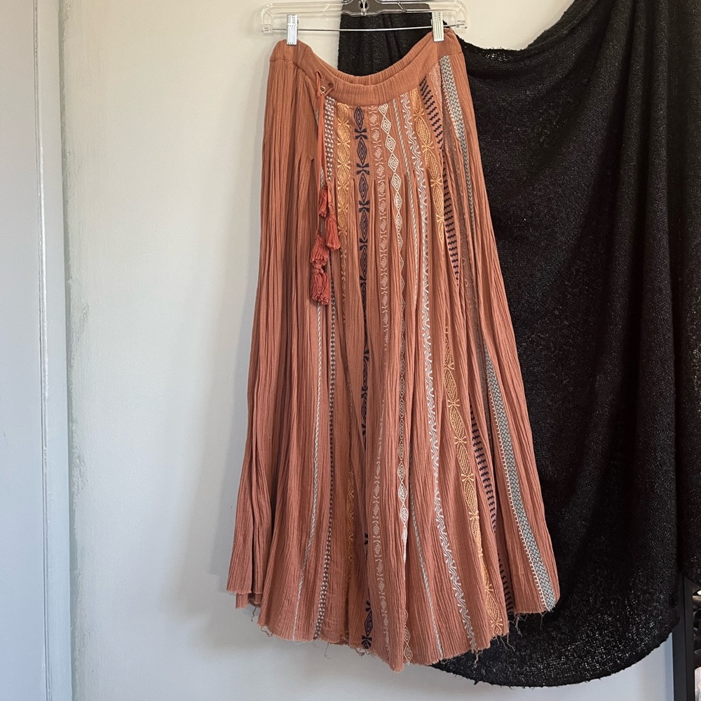 Free People Boho Maxi Skirt S